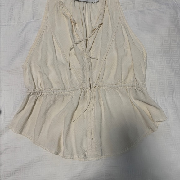 IRO Cream Sleeveless Blouse - Picture 1 of 6